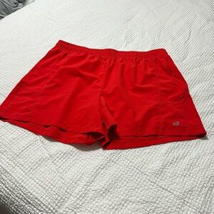 Red women’s BCG shorts